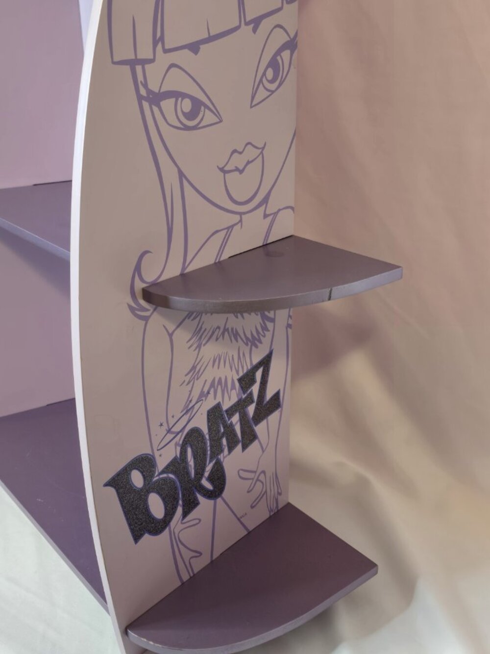 2006 Livin' Bratz Fashion Showcase Wall shelf Purple Y2K Room Decor RARE HTF - Picture 12 of 16